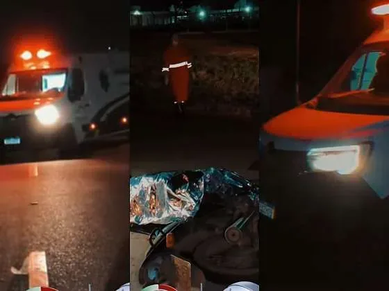 Motociclista morre após bater na traseira de carreta na MT-130 em Rondonópolis; veja vídeo