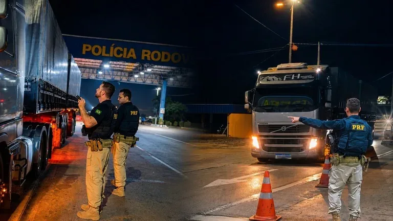 Motorista de caminhão executa manobra “quebra de asa” e acaba interceptado pela PRF em Rondonópolis; veja vídeo