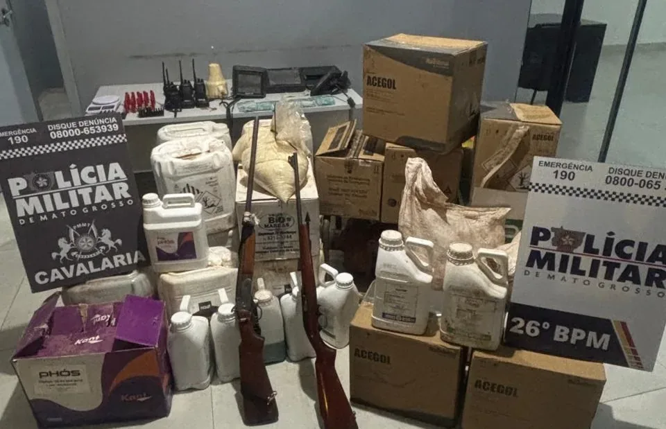 PM frustra plano de roubo no agronegócio e prende três suspeitos em MT; veja vídeo