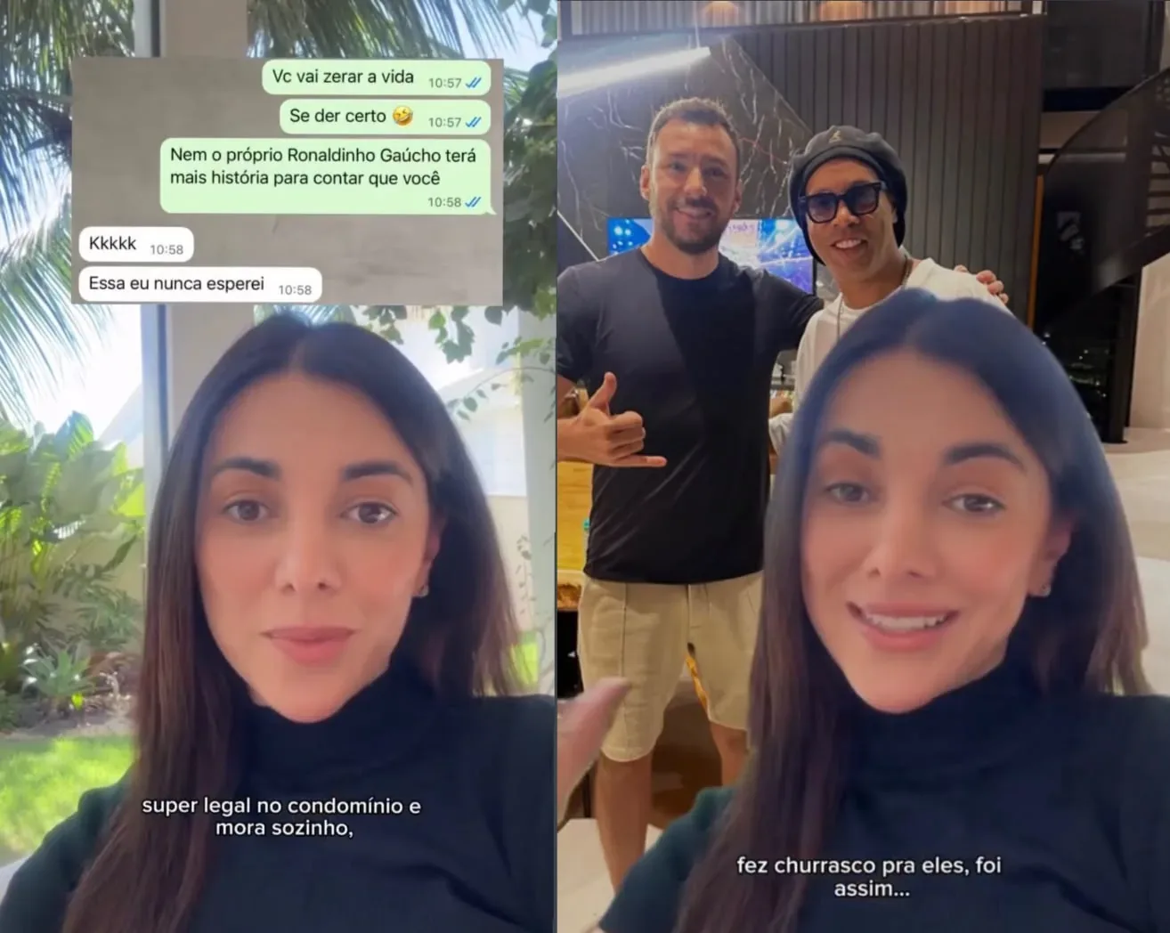 Corretora de MT relata bastidores de hospedagem para Ronaldinho Gaúcho em Sinop; veja vídeo