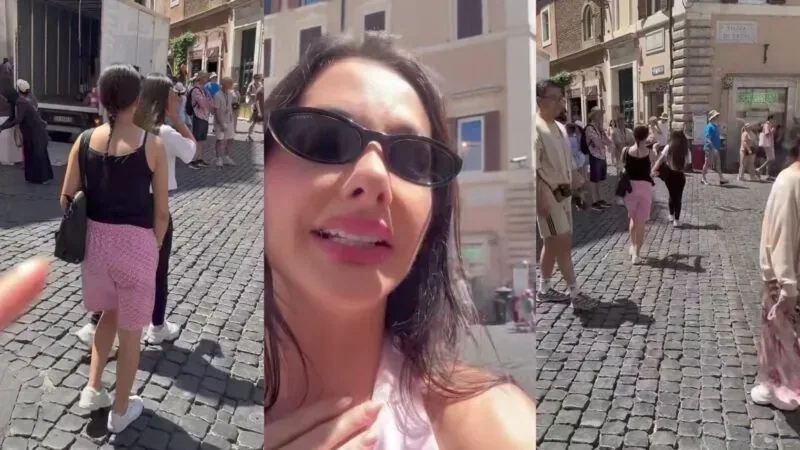 Mato-grossense surpreende supostas batedoras de carteira em Roma e viraliza nas redes; veja vídeo