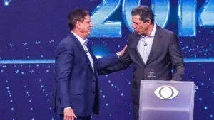 “A gente não vive de promessa, vive de resultado”, diz Tarcísio ao rebater Haddad em debate; veja vídeo