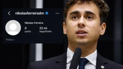 Perfil de Nikolas Ferreira aparece vazio no Instagram e levanta dúvidas às vésperas da campanha; Veja vídeo