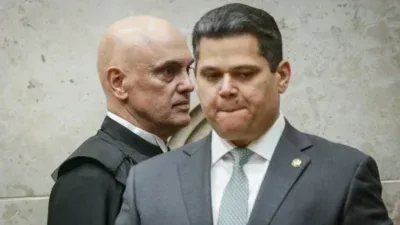 Moraes se reúne com Alcolumbre antes de pedir investigação contra André Mendonça