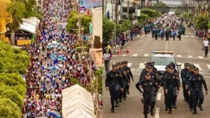 Moradora registra desfile de 7 de Setembro que tomou conta da avenida em Rondonópolis; veja vídeo