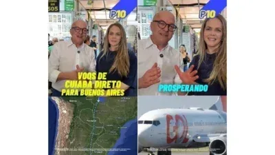 Pivetta anuncia voo direto entre Cuiabá e Buenos Aires a partir de janeiro; veja vídeo