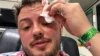 Copo lançado por cantor do Traia Véia acerta fã no rosto e noite de show termina no pronto-socorro; Veja vídeo