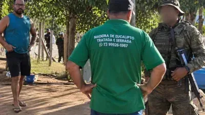 Morador ameaça confronto e se recusa a deixar terra durante desocupação; veja vídeo