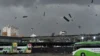 Temporal atinge capital com granizo intenso, alagamentos e ventos fortes; veja vídeo