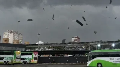 Temporal atinge capital com granizo intenso, alagamentos e ventos fortes; veja vídeo