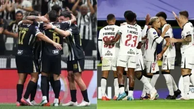 Vasco e Atlético-MG ficam perto de final histórica na Sul-Americana após vencerem jogos de ida