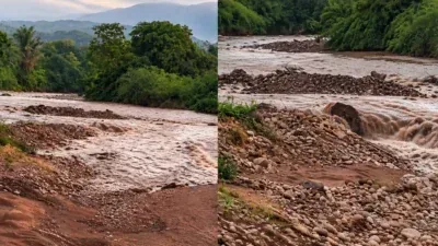 Cabeça d’água transforma córrego seco em rio e impressiona turistas em MT; veja vídeo
